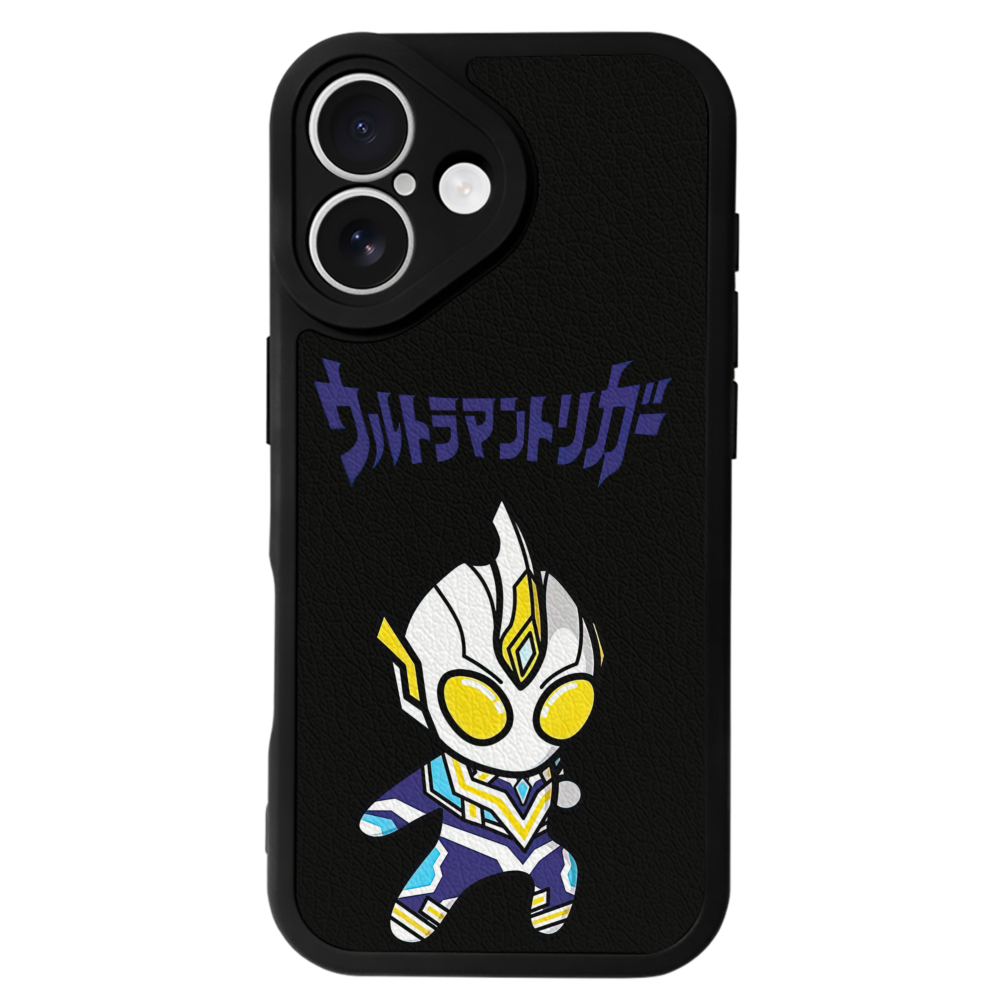 （画像用） ウルトラマン Ultraman 【iPhone 16シリーズ対応】シリコンスマホケース（レザー調） 材質：シリコン